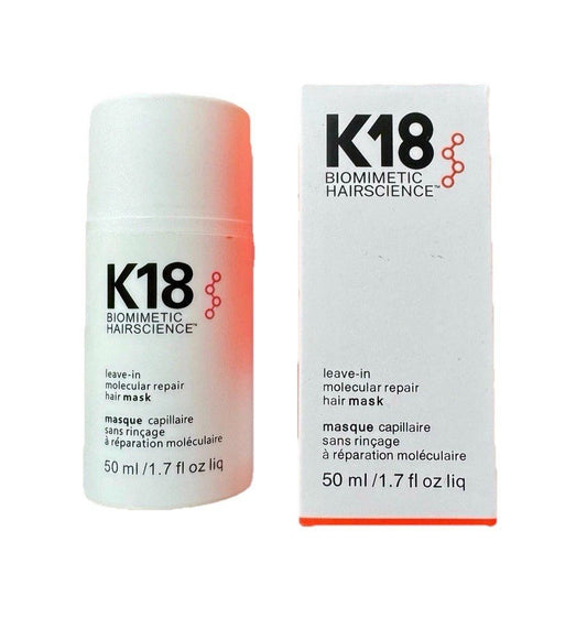 K18 Leave-In Molecular Repair Hair Mask – Strengthening & Damage Repair Treatment for Dry, Damaged, and Color-Treated Hair