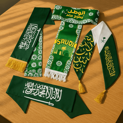 Saudi National Day Scarves